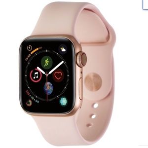 Apple Watch Series 4 40 mm Gold Aluminum Case w/ Real Louis Vuitton Band